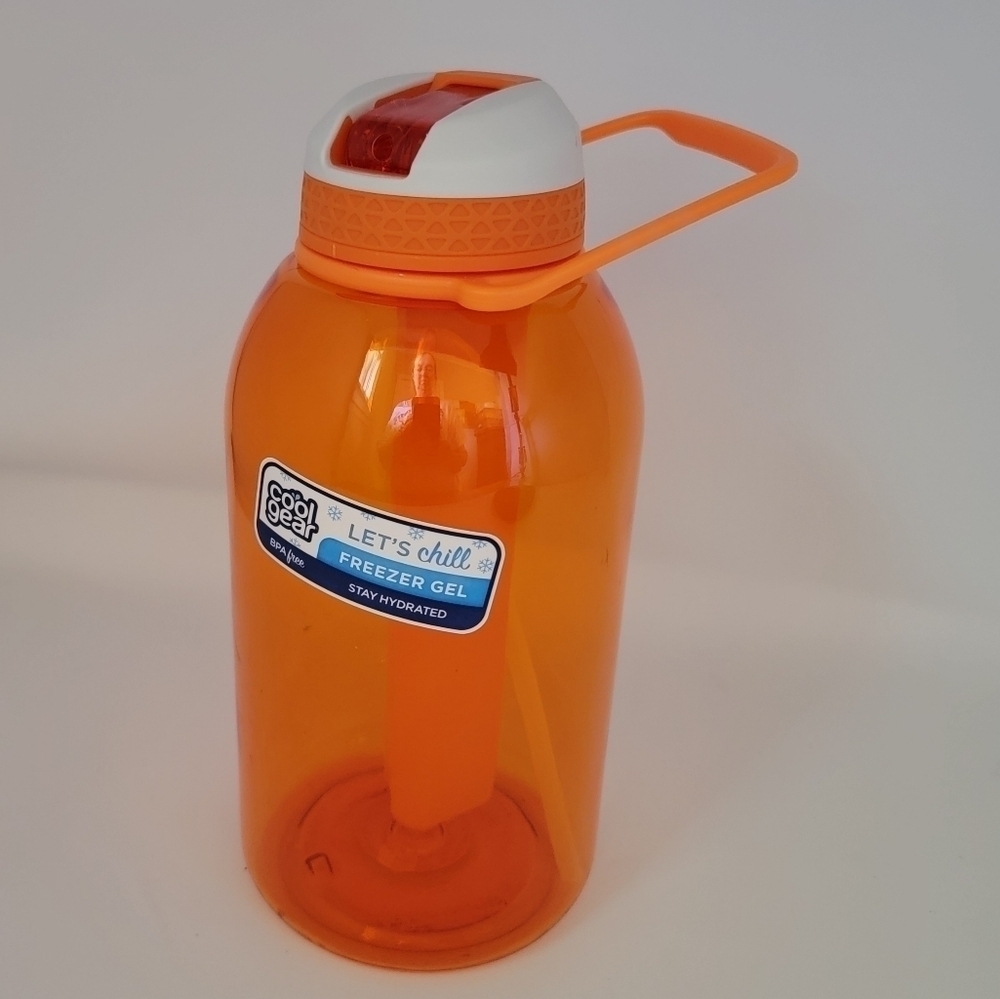 NEW Cool Gear Freeze Gel Stick Water BPA-FREE Plastic 64 oz Bottle Tritan T16